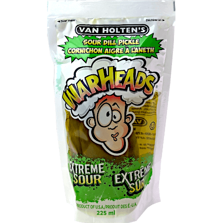 Pickle-in-a-Pouch - Warheads (Extreme Sour Dill Pickle)